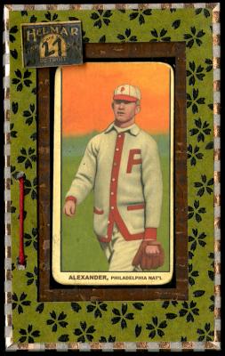 Picture, Helmar Brewing, T206-Helmar Card # 27, Grover Cleveland ALEXANDER (HOF), Striding, Philadelphia Phillies